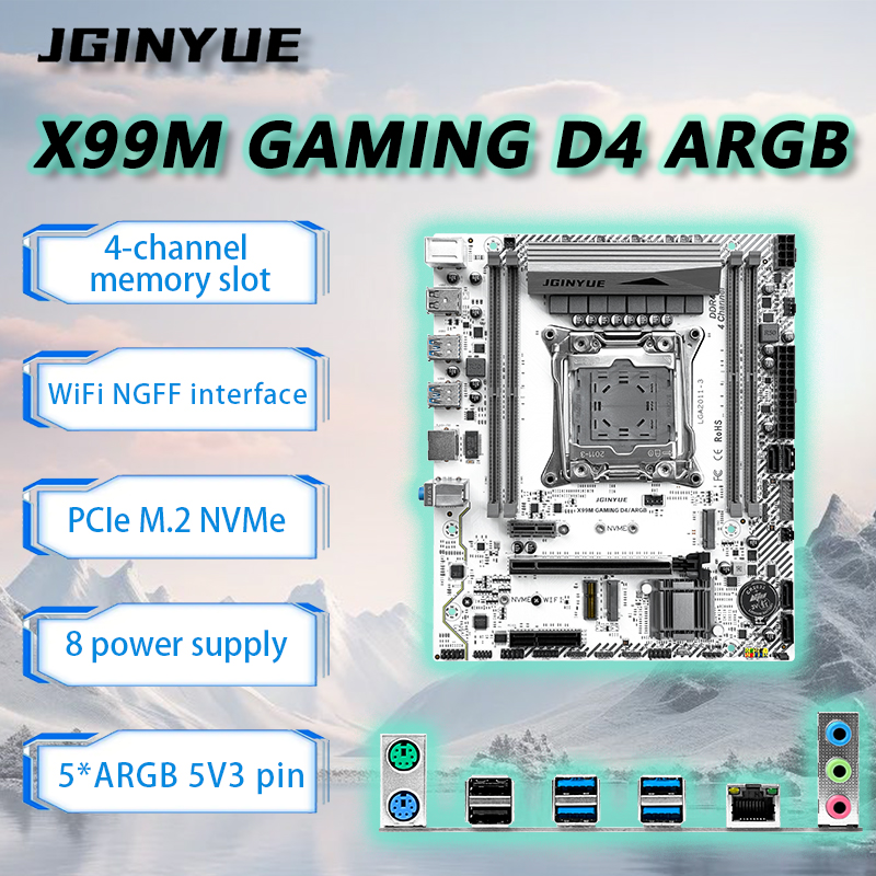 Pc Gaming Omen - Płyta główna JGINYUE X99 LGA2011-3 M-ATX