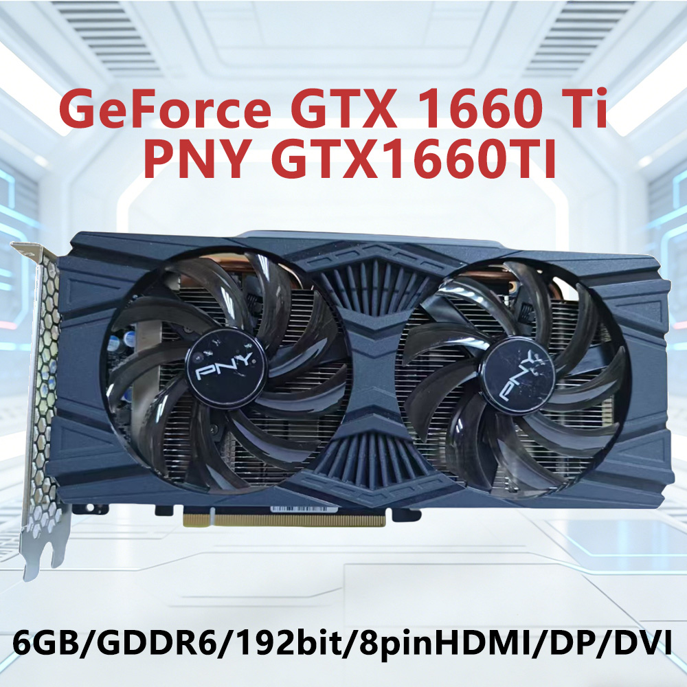 Pc Gaming Gtx 1660 - Karta graficzna PNY GeForce GTX 1660