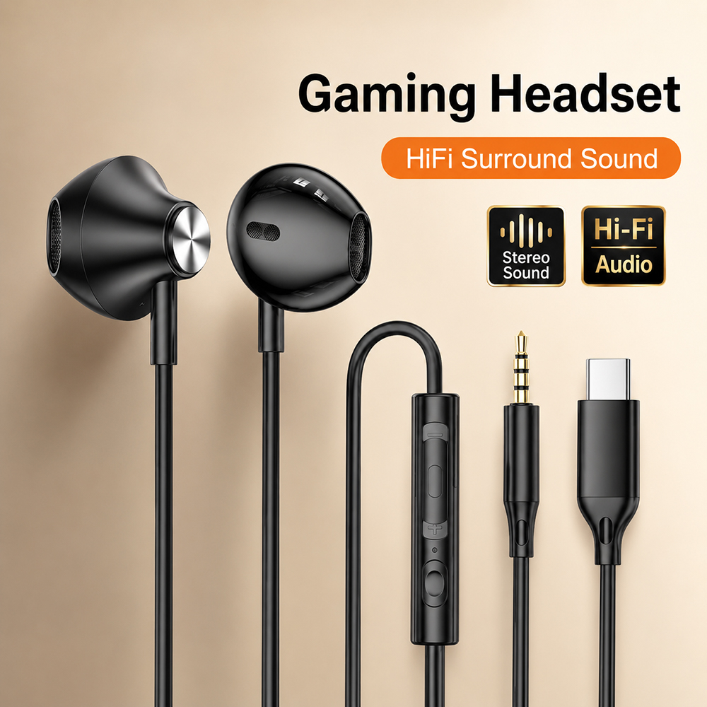 Pc Gaming Xiaomi - Słuchawki HiFi Surround z mocnym basem