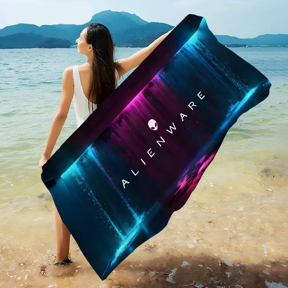 Pc Gaming Dell Alienware - Duże ręczniki plażowe z mikrofibry Dell