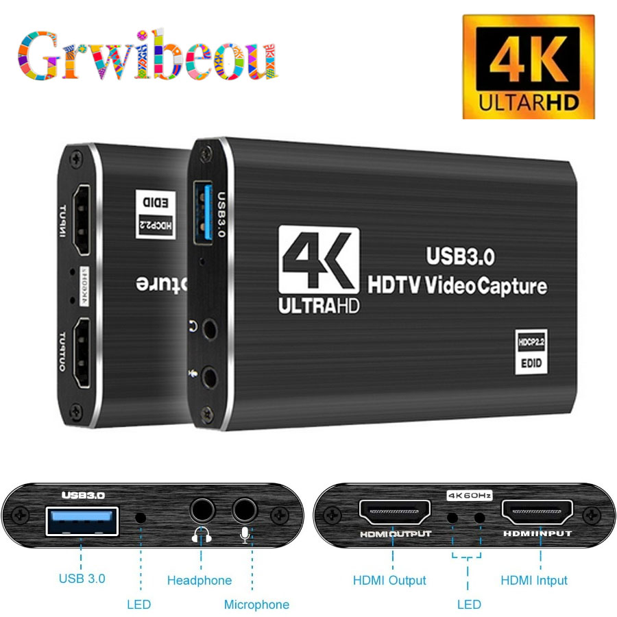 Pc Gaming Game - Karta przechwytywania wideo 4K USB 3.0