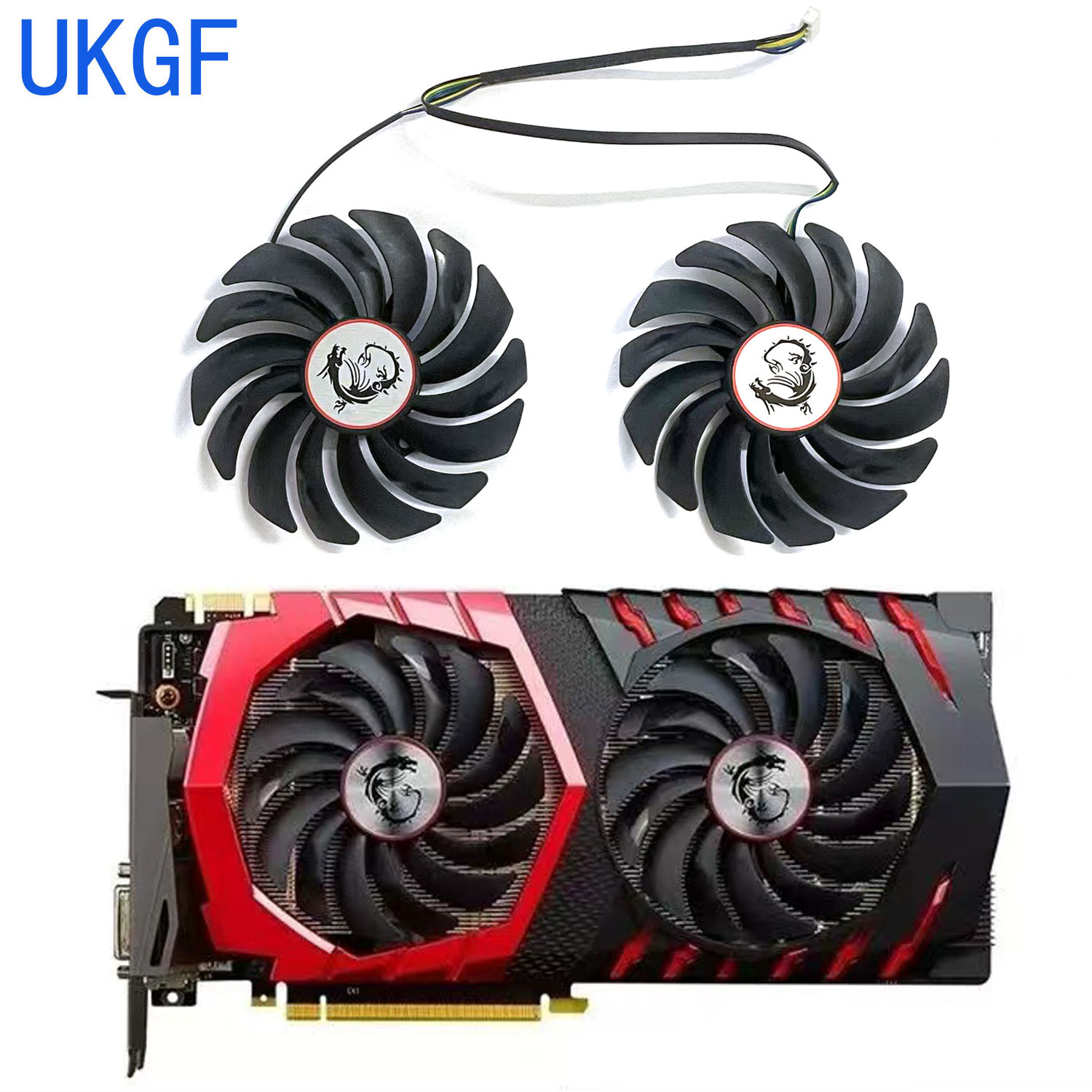 Pc Gaming Gtx 1660 - PLD10010S12HH 95MM DC 12V Wentylator chłodzący
