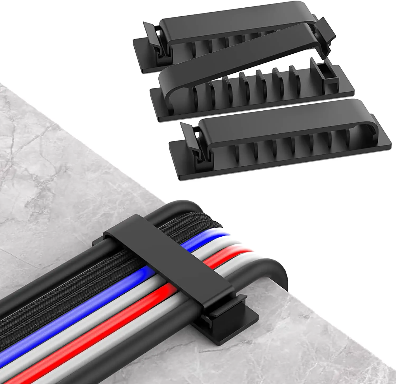 Cable Management Sleeve - Organizer kabli, uchwyt na przewody, elastyczny