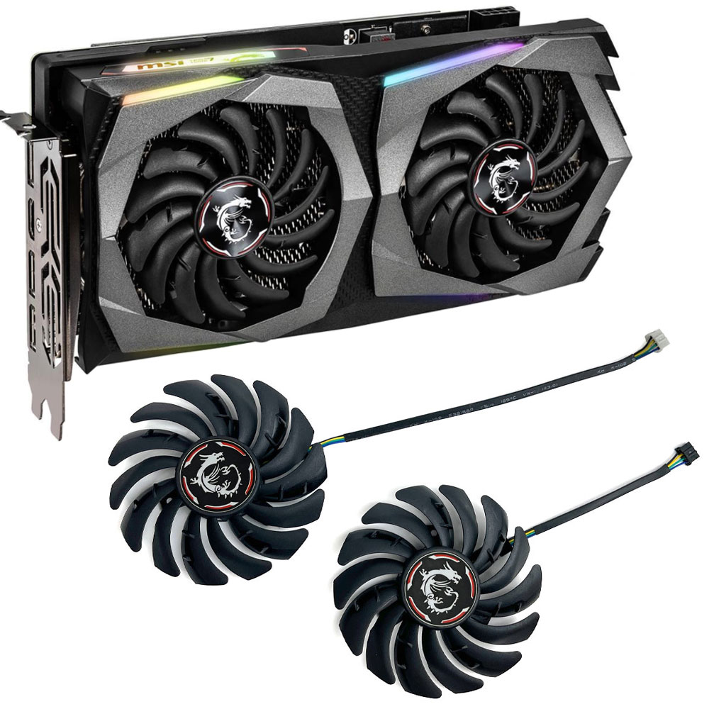 Pc Gaming Gtx 1660 - NOWY wentylator karty graficznej 87MM PLD09210S12HH