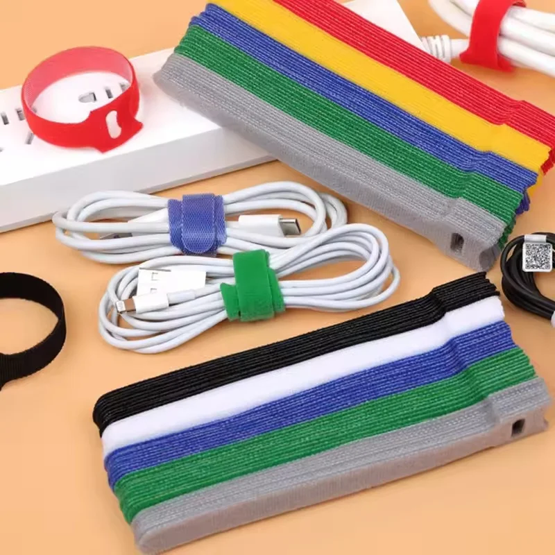 Cable Management Sleeve - 10/30/50 szt. Organizer kabli USB, zwijacz,