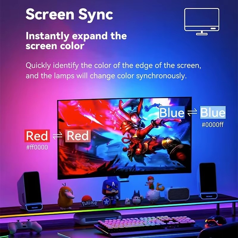 Taśma LED RGB do gier, podświe – Pc Gaming Game recenzja i cena