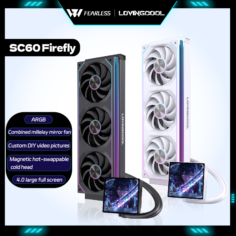 LOVINGCOO SC60 Firefly 360 Chł – Pc Gaming Liquid recenzja i cena