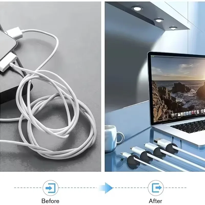 5/50 szt. Klipsy do kabli na b – Cable Management Sleeve recenzja i cena