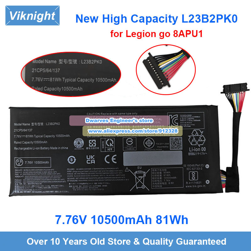 Nowa bateria 7.76V 81Wh L23B2P – Pc Gaming Legion recenzja i cena